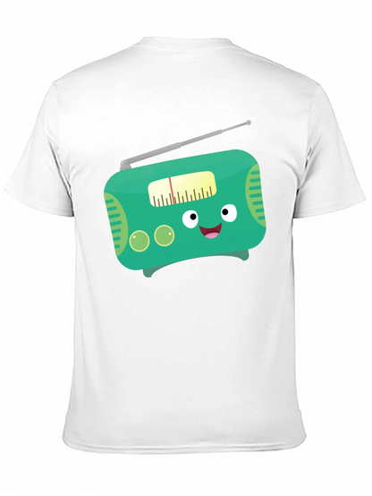 Funny Cartoon Radio Graphic Tee
