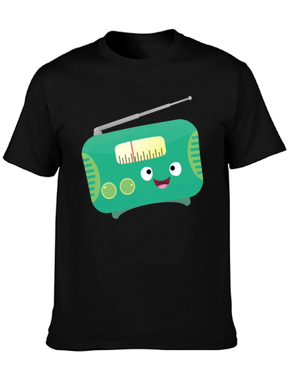 Funny Cartoon Radio Graphic Tee