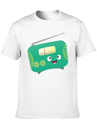 Funny Cartoon Radio Graphic Tee