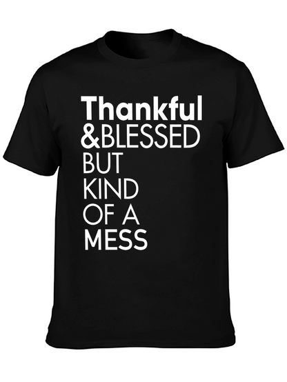 Thankful & Blessed Graphic Tee