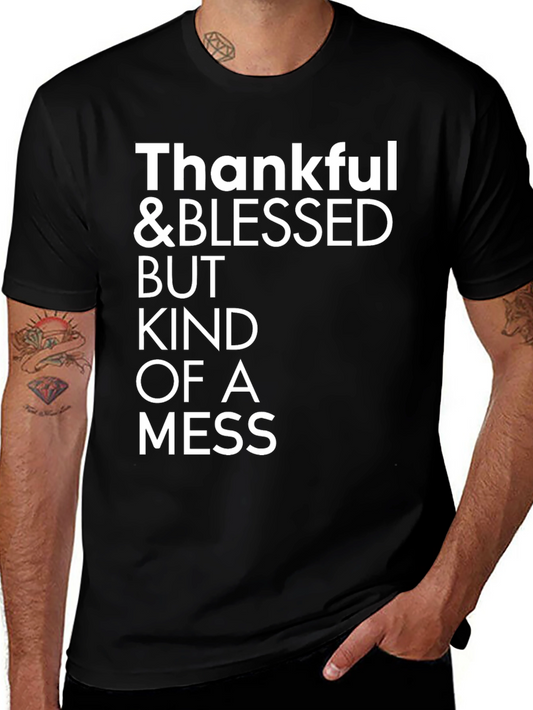 Thankful & Blessed Graphic Tee
