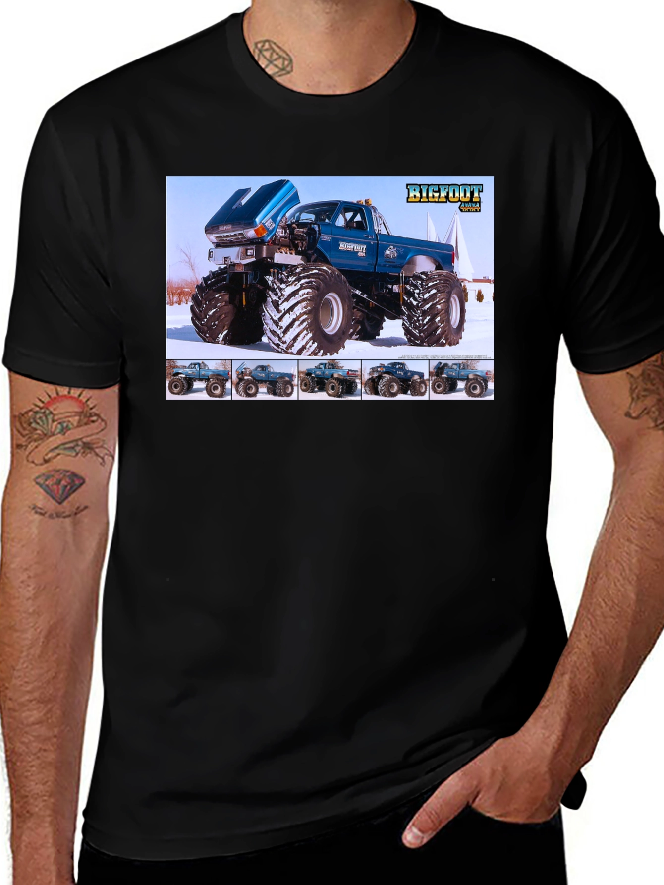 Bigfoot Monster Truck Graphic Tee