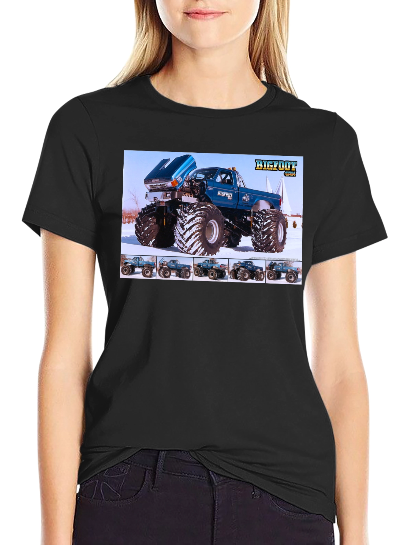 Bigfoot Monster Truck Graphic Tee