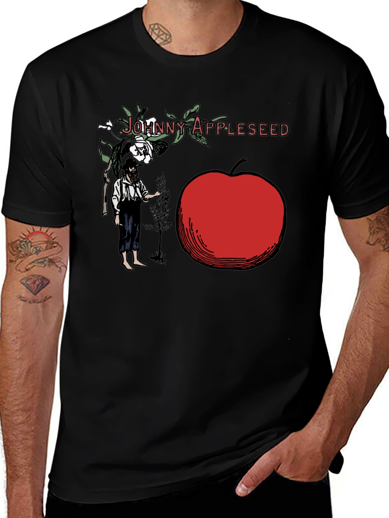 Johnny Appleseed Graphic Tee - Classic Design