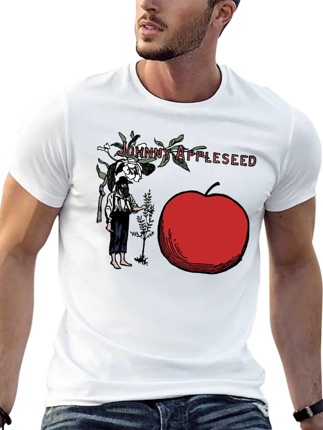 Johnny Appleseed Graphic Tee - Classic Design