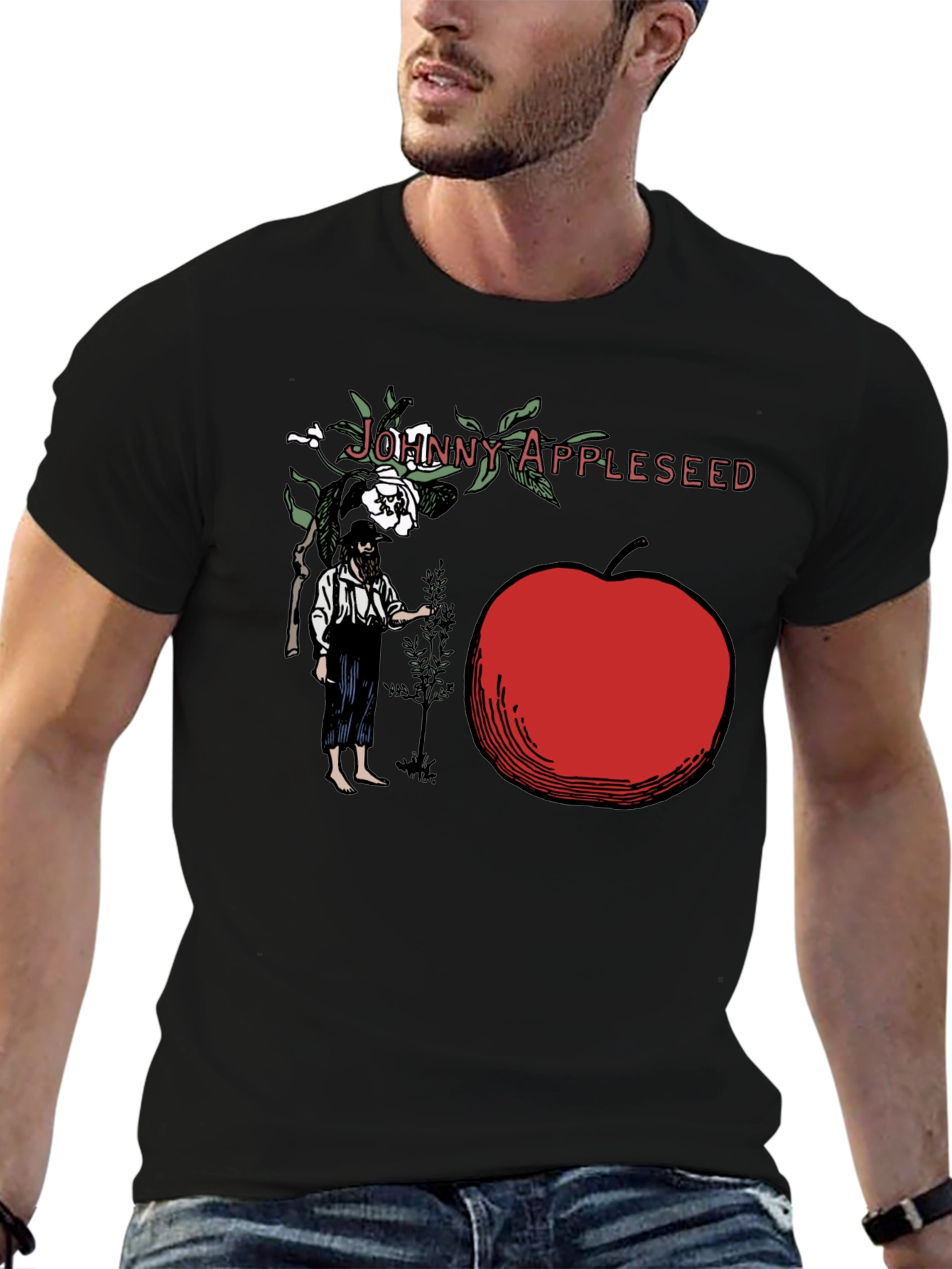 Johnny Appleseed Graphic Tee - Classic Design