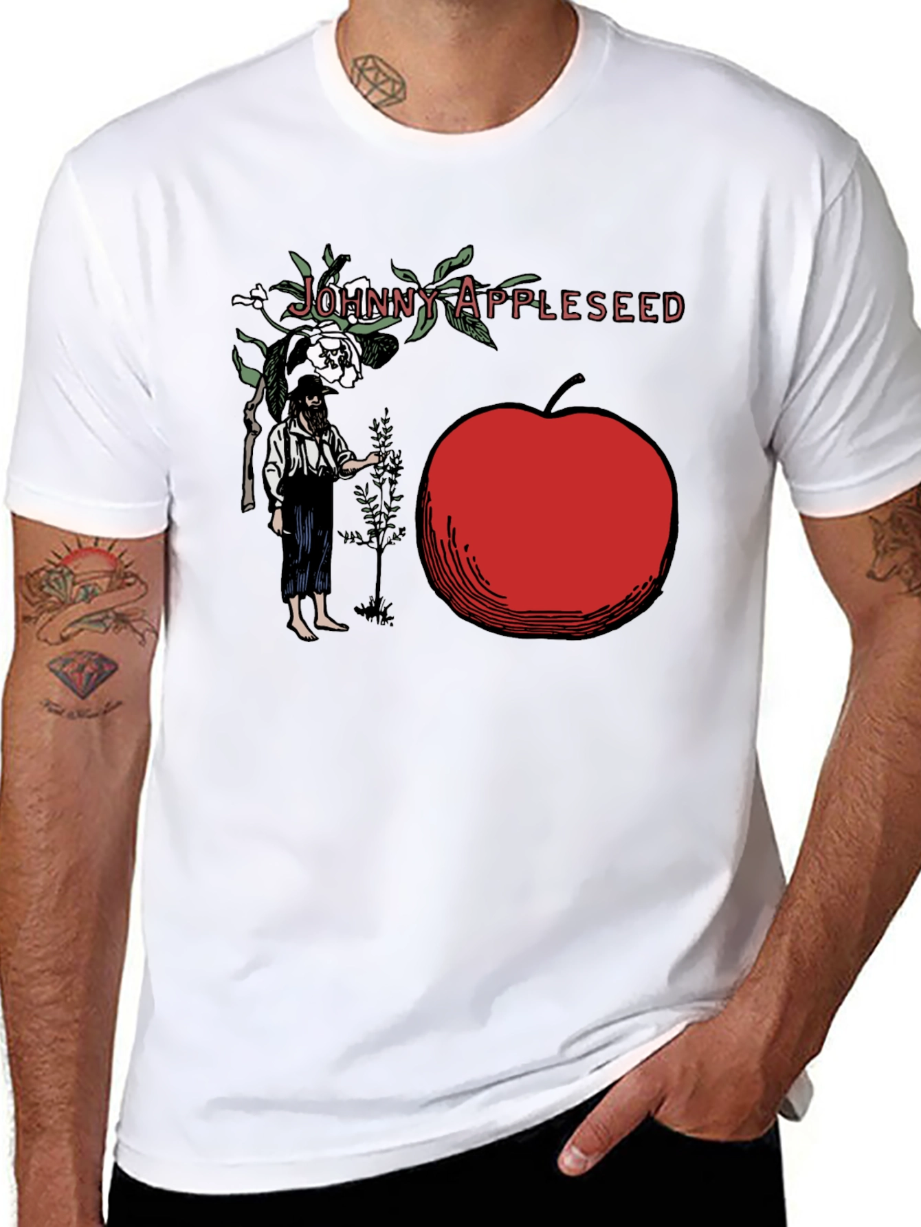Johnny Appleseed Graphic Tee - Classic Design