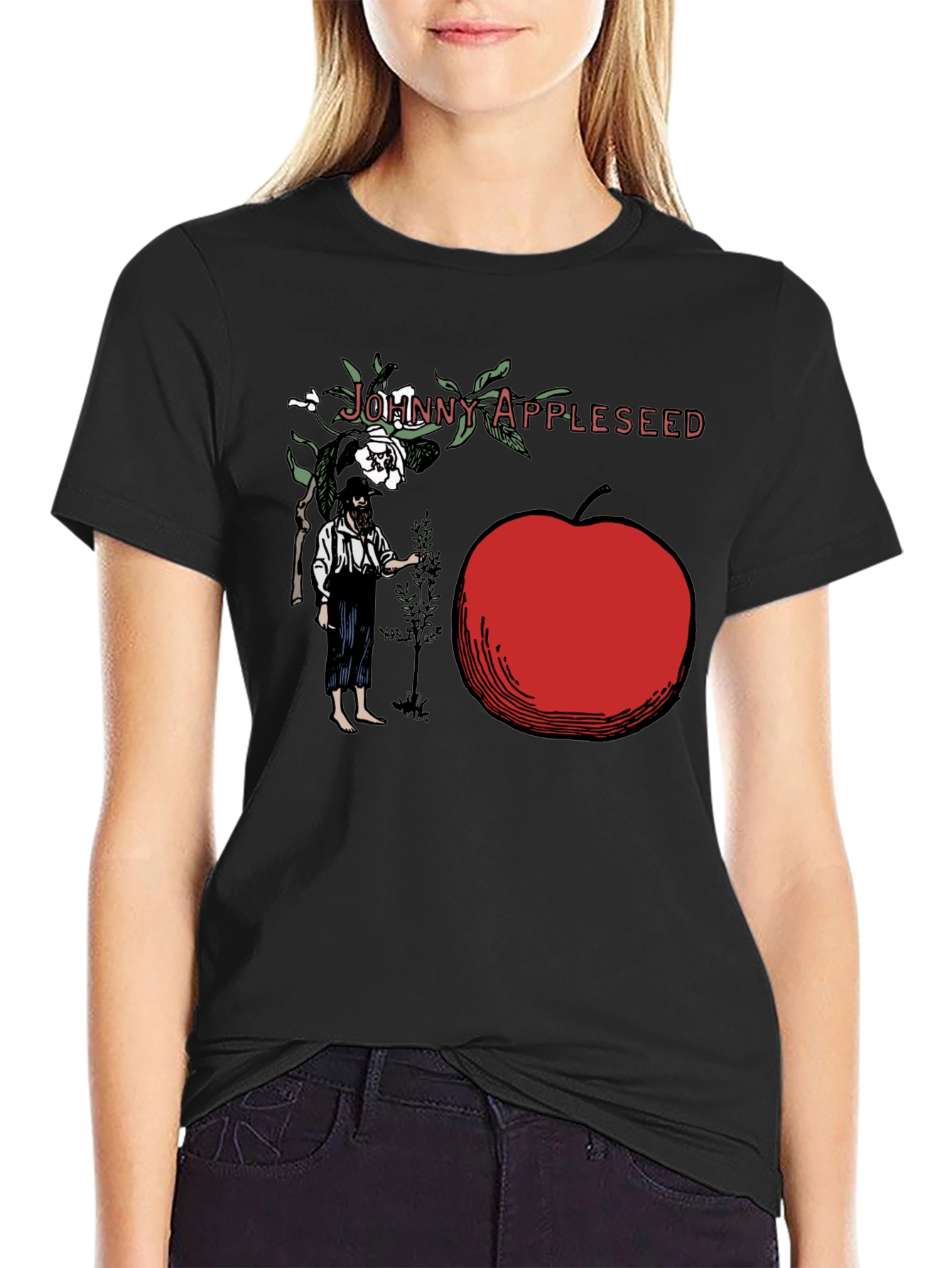 Johnny Appleseed Graphic Tee - Classic Design