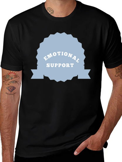 Emotional Support Black Tee