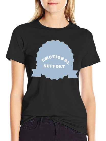 Emotional Support Black Tee