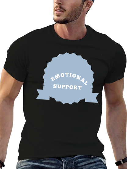 Emotional Support Black Tee