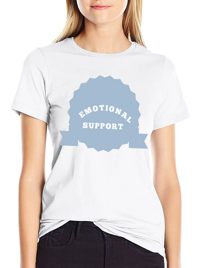 Emotional Support Black Tee