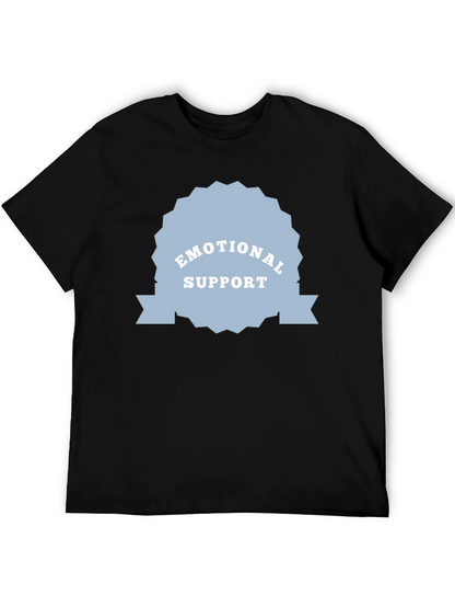 Emotional Support Black Tee