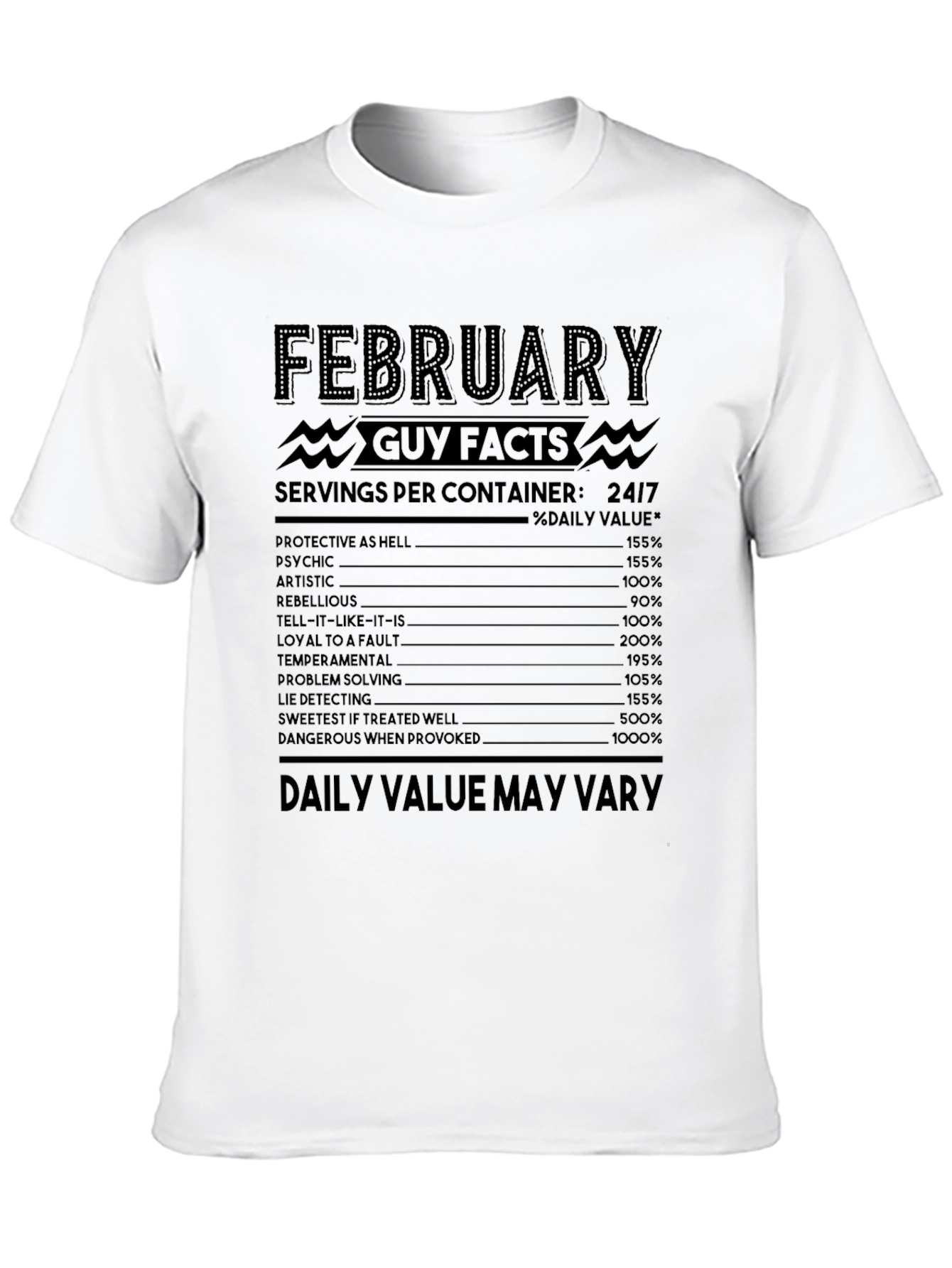 February Guy Facts T-Shirt