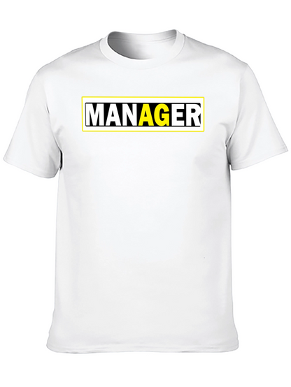 Manager T-Shirt - Bold Professional Statement