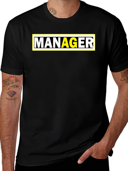Manager T-Shirt - Bold Professional Statement