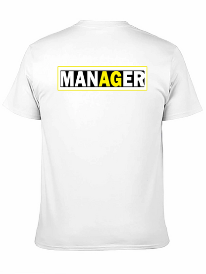 Manager T-Shirt - Bold Professional Statement