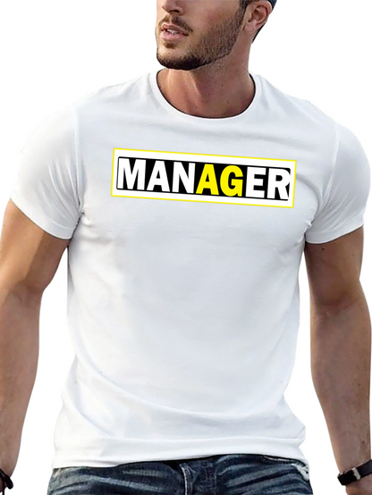Manager T-Shirt - Bold Professional Statement