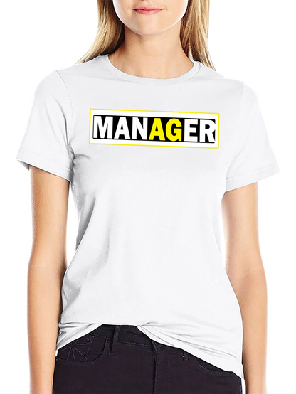 Manager T-Shirt - Bold Professional Statement
