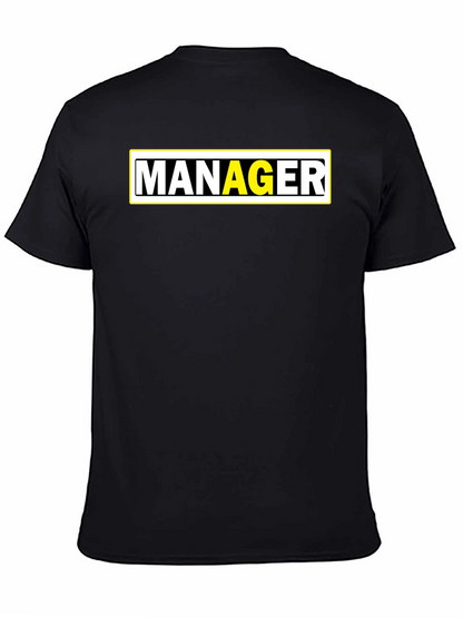 Manager T-Shirt - Bold Professional Statement
