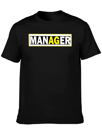 Manager T-Shirt - Bold Professional Statement