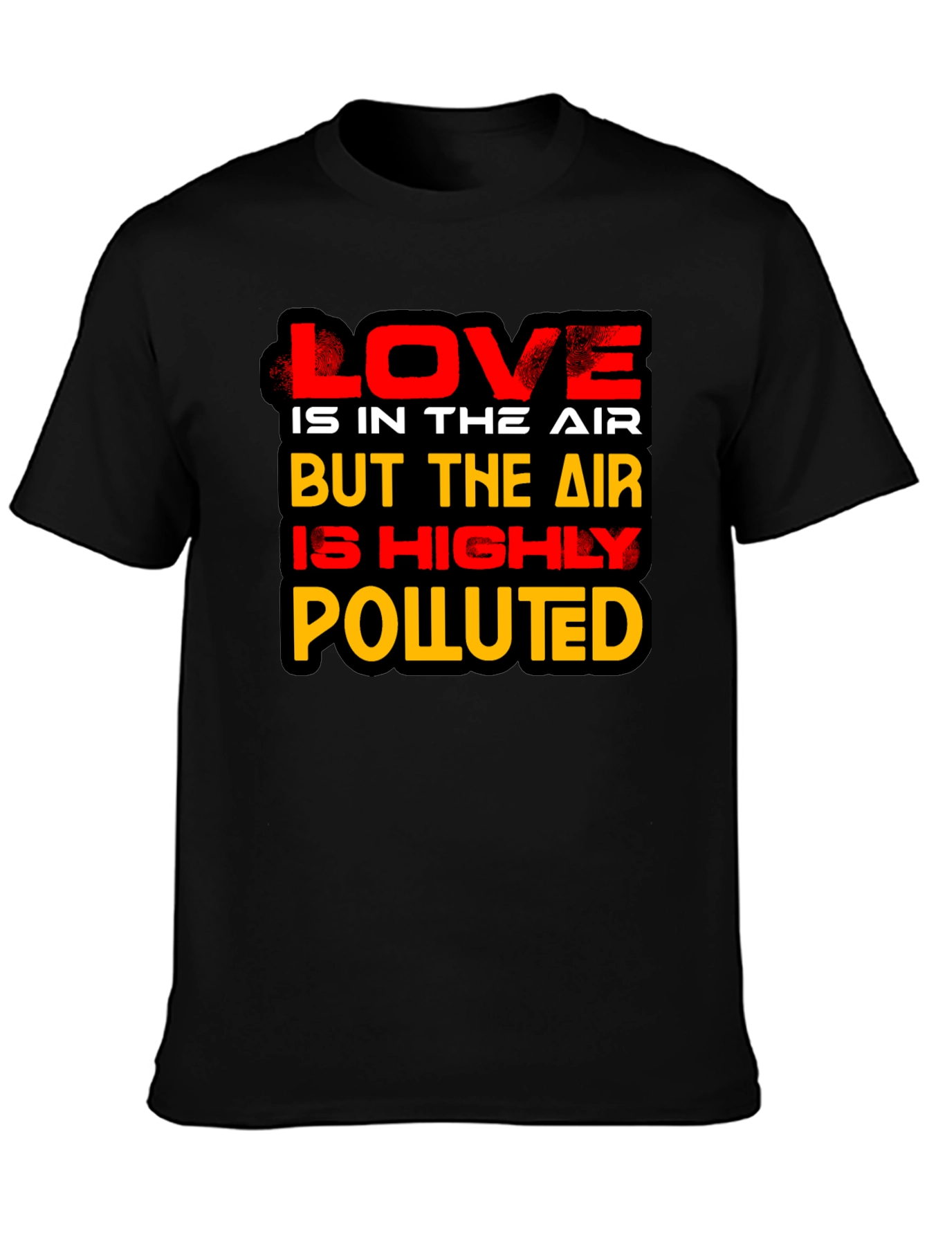 Love is in the Air Novelty Graphic T-Shirt
