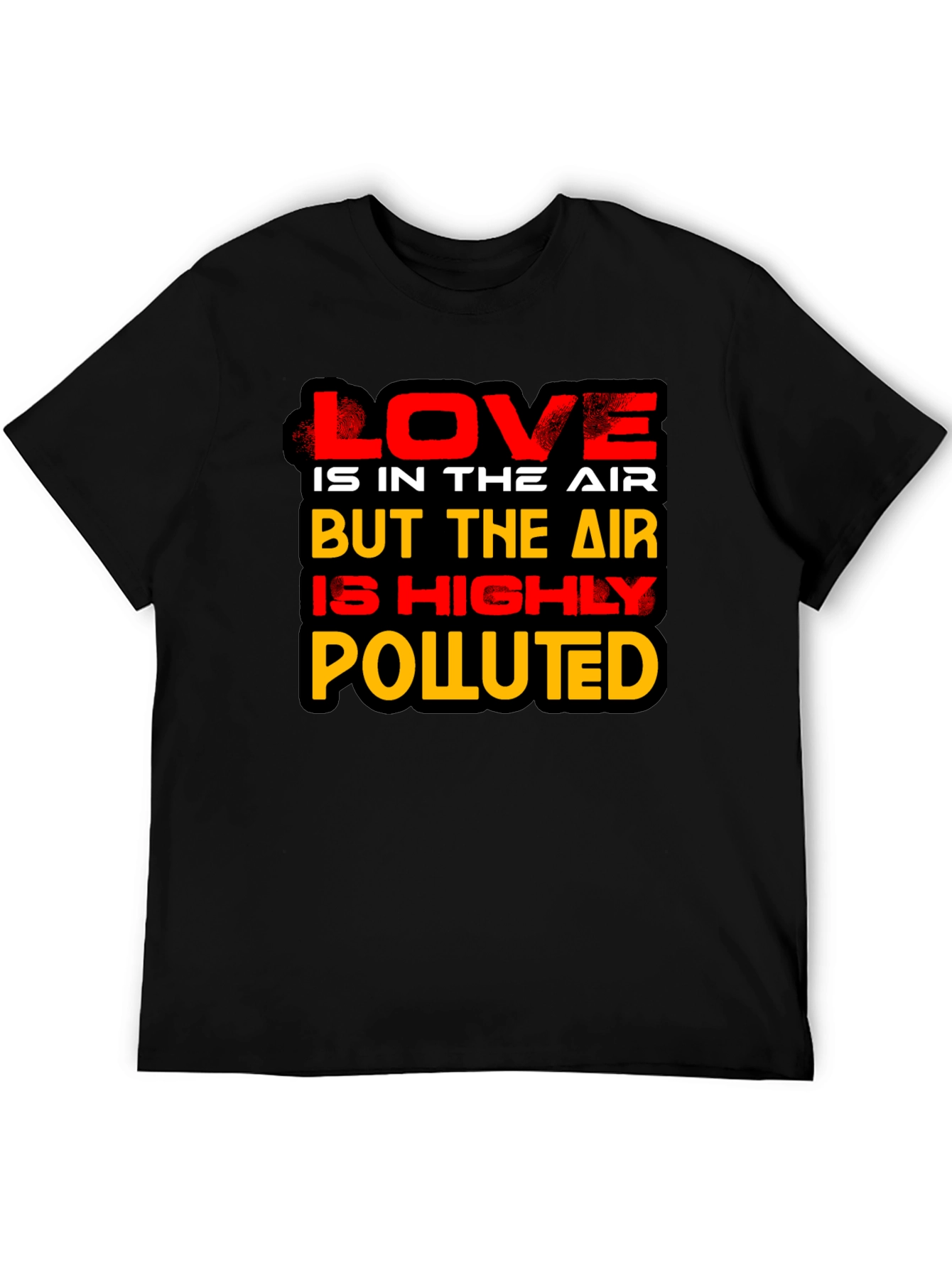 Love is in the Air Novelty Graphic T-Shirt
