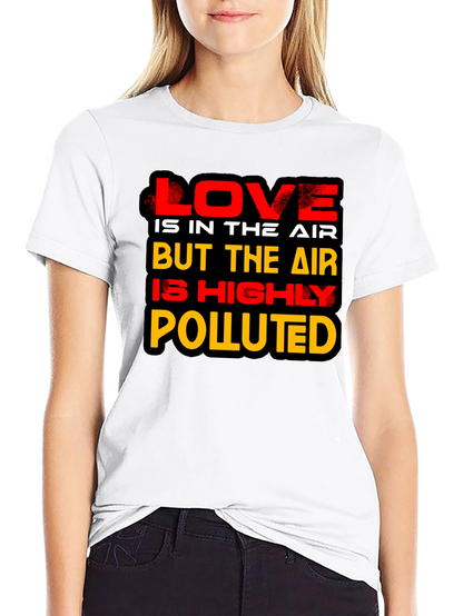 Love is in the Air Novelty Graphic T-Shirt