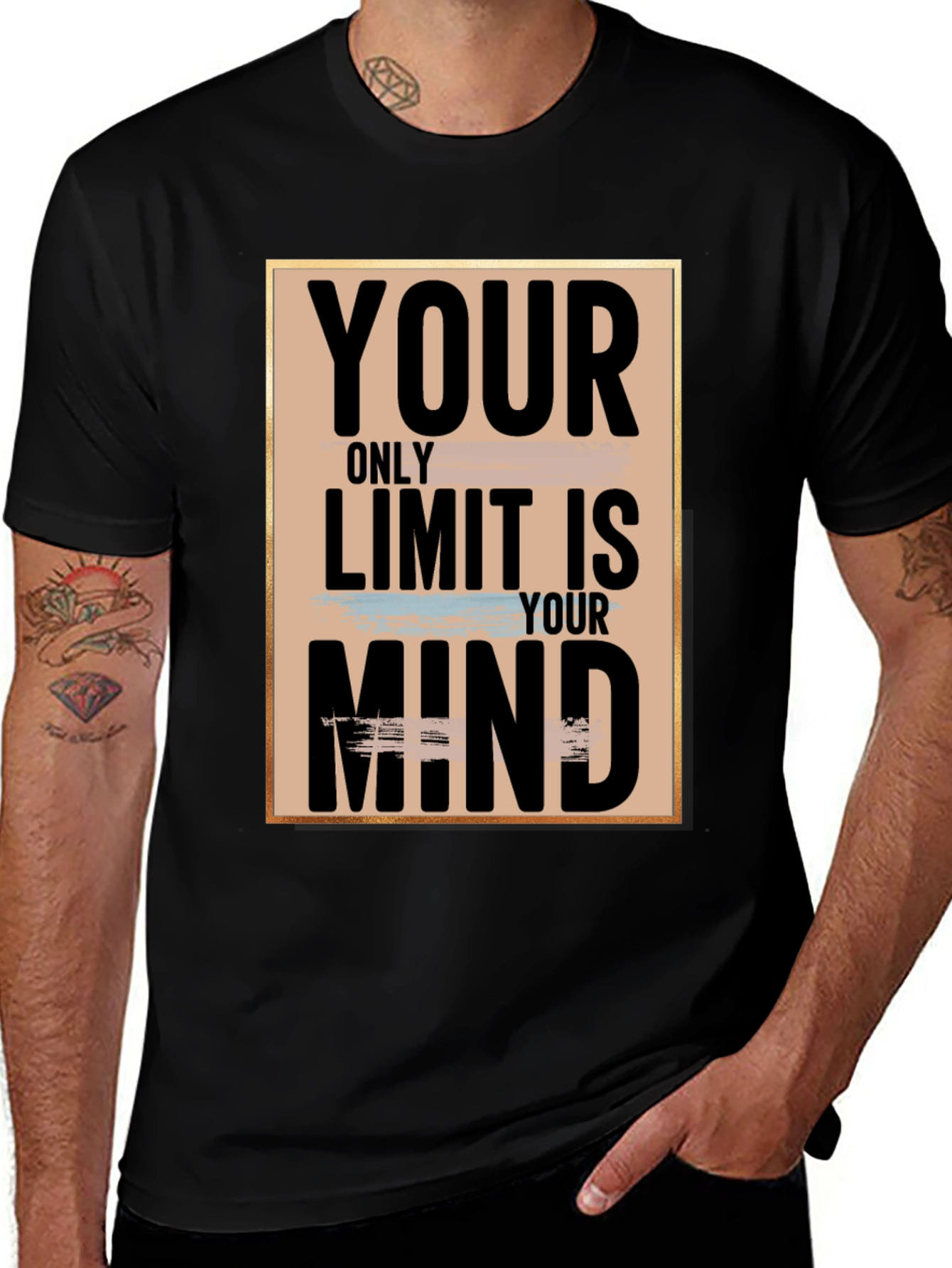 Motivational Mind T-Shirt - Black