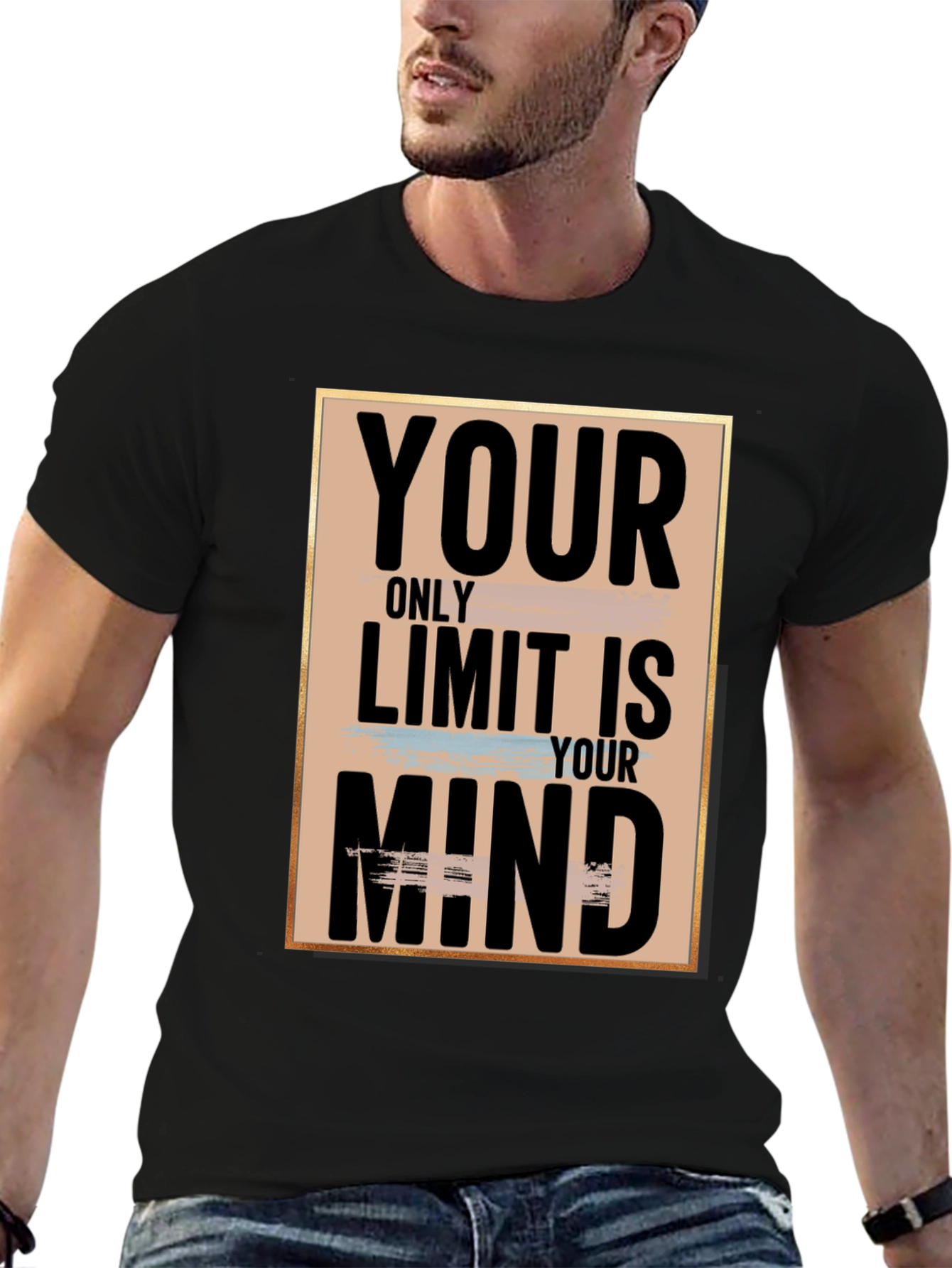 Motivational Mind T-Shirt - Black