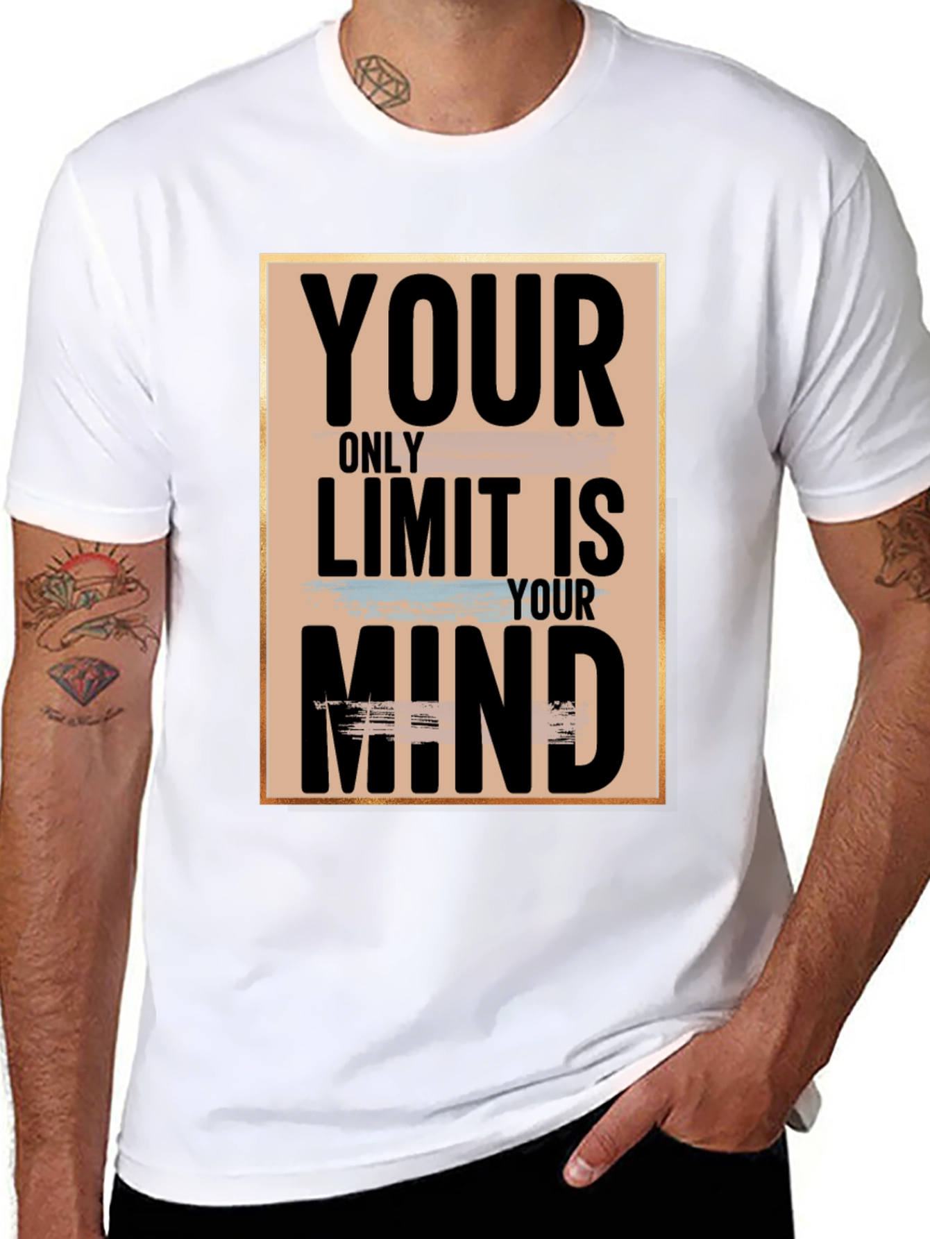 Motivational Mind T-Shirt - Black
