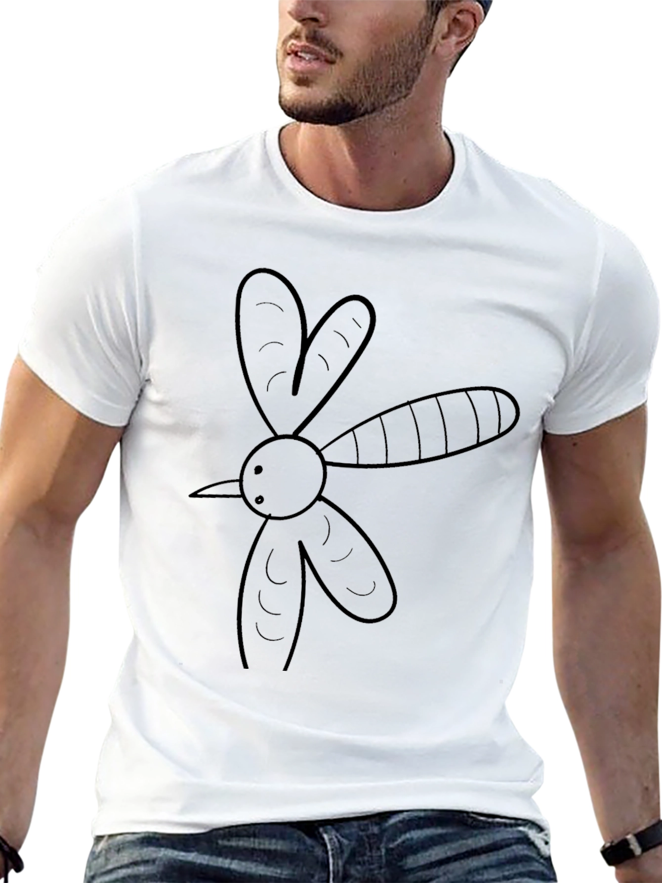 Mosquito Graphic Tee - Black