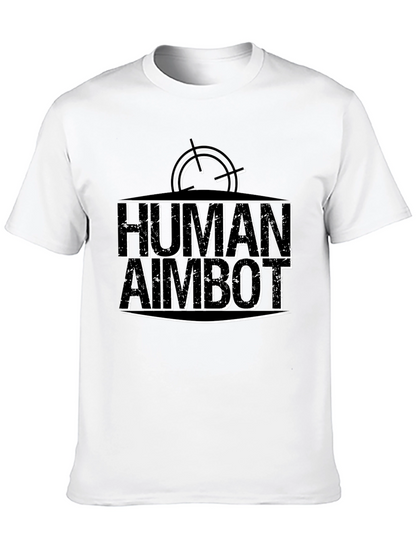 Human Aimbot T-Shirt Funny Gamer Tee