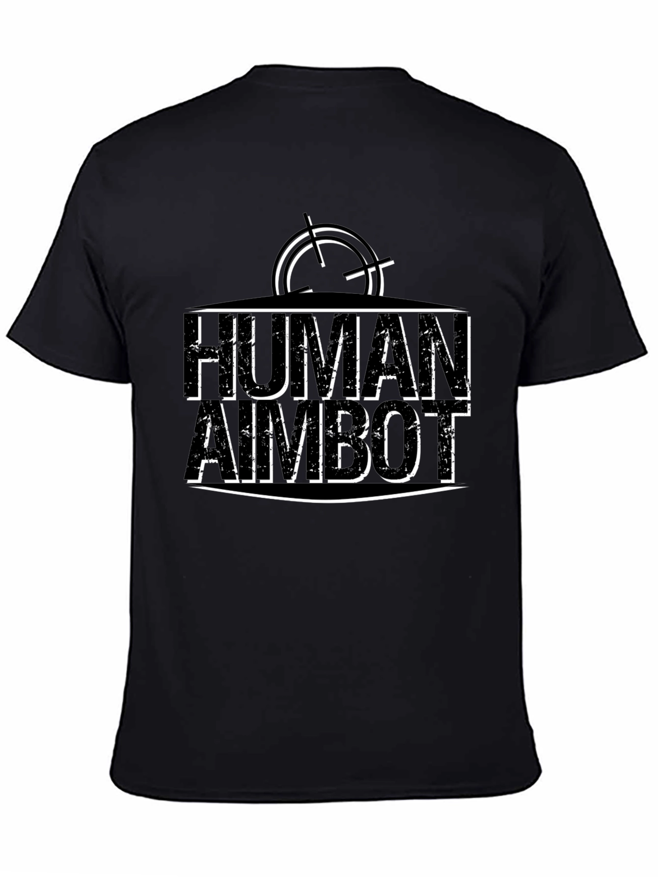 Human Aimbot T-Shirt Funny Gamer Tee