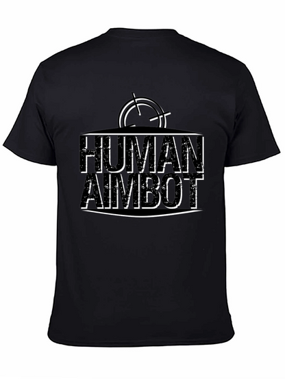 Human Aimbot T-Shirt Funny Gamer Tee
