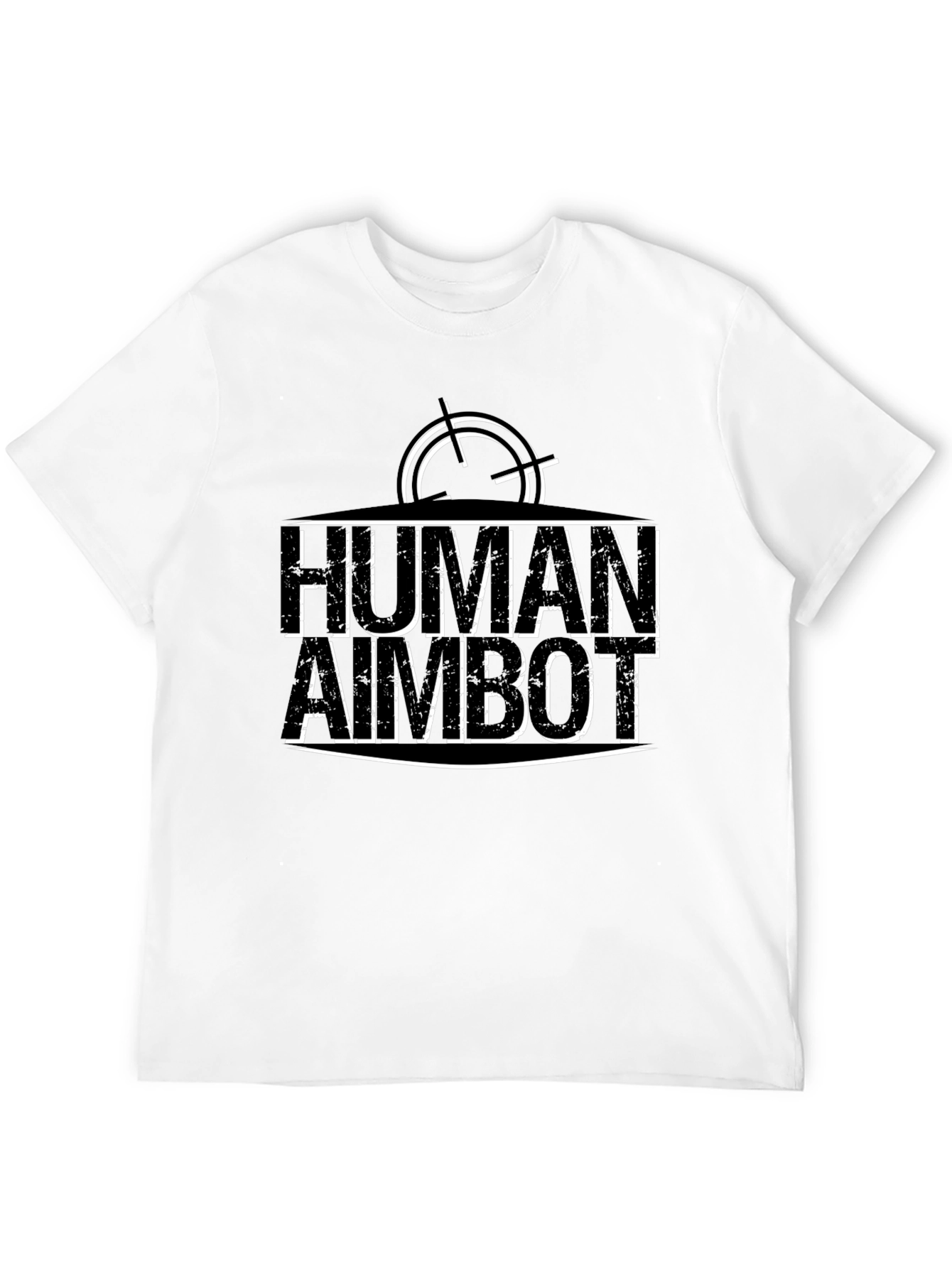 Human Aimbot T-Shirt Funny Gamer Tee