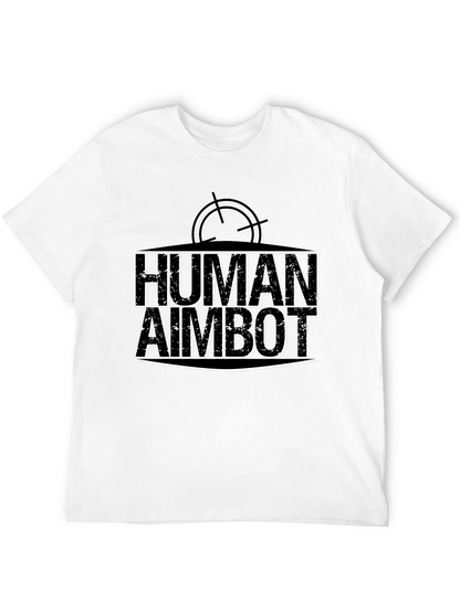 Human Aimbot T-Shirt Funny Gamer Tee