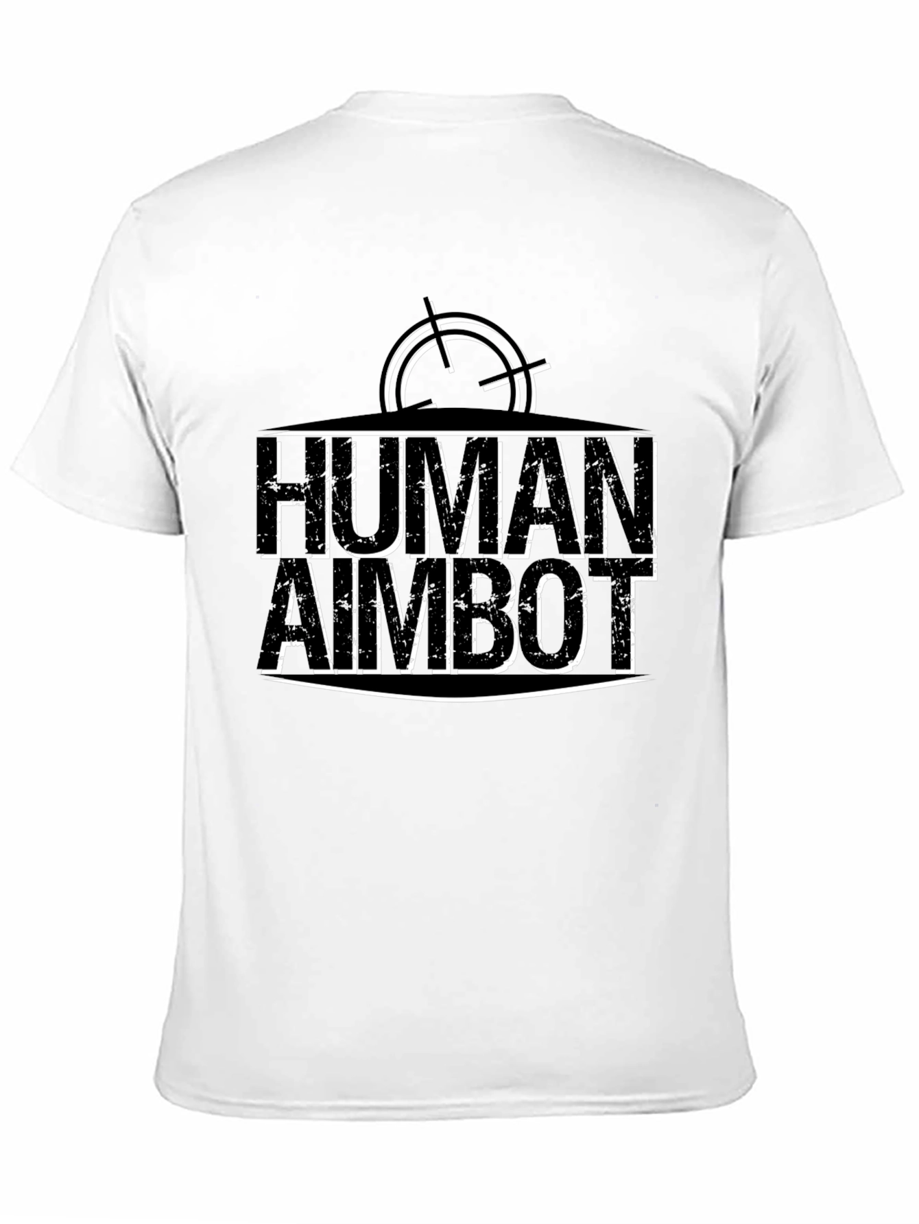 Human Aimbot T-Shirt Funny Gamer Tee