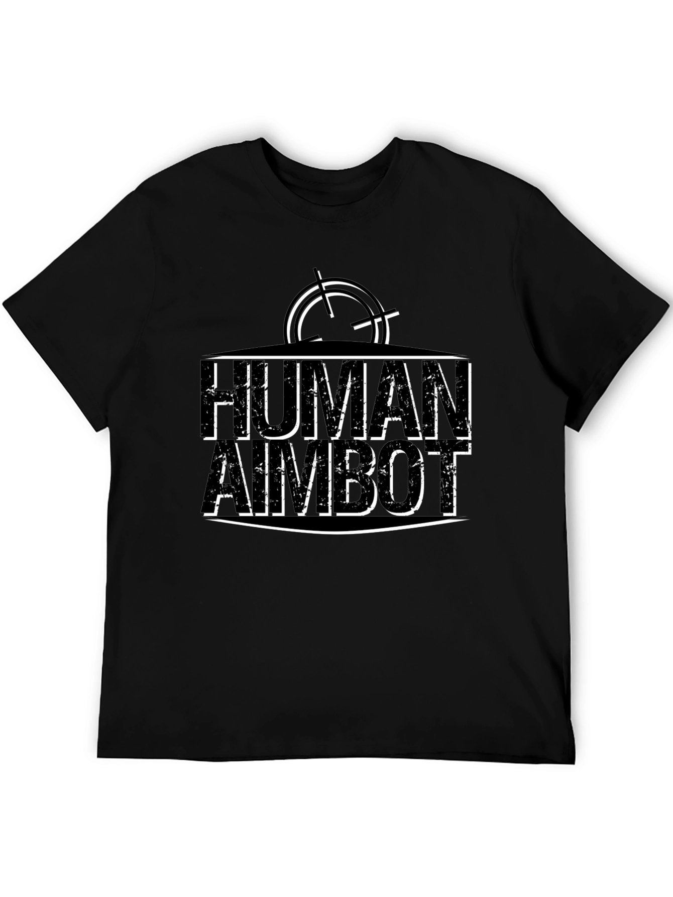 Human Aimbot T-Shirt Funny Gamer Tee