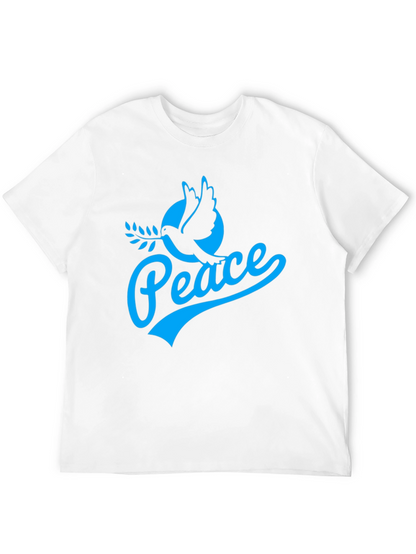Peace Dove Graphic T-Shirt - Black