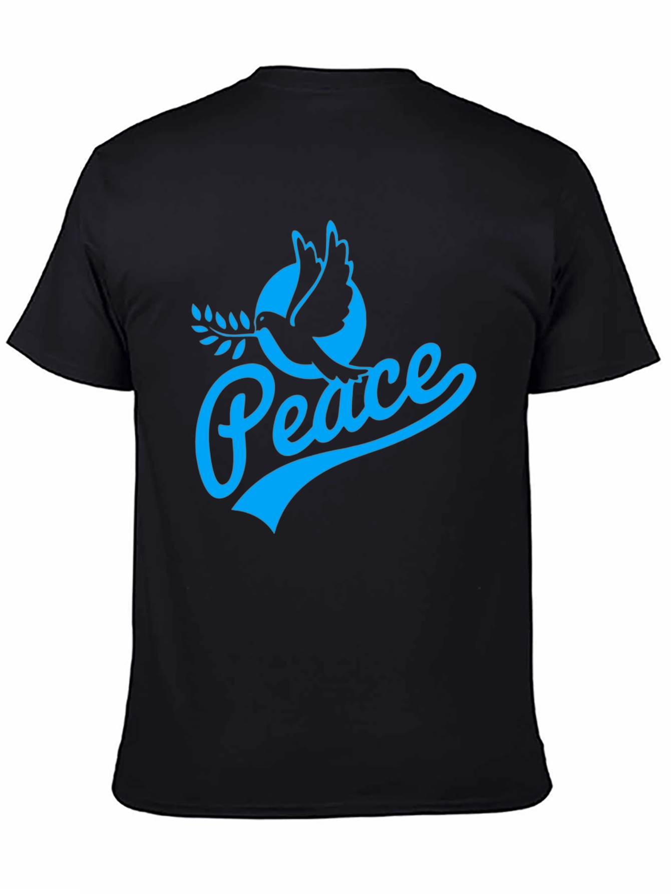 Peace Dove Graphic T-Shirt - Black