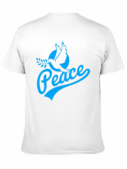Peace Dove Graphic T-Shirt - Black