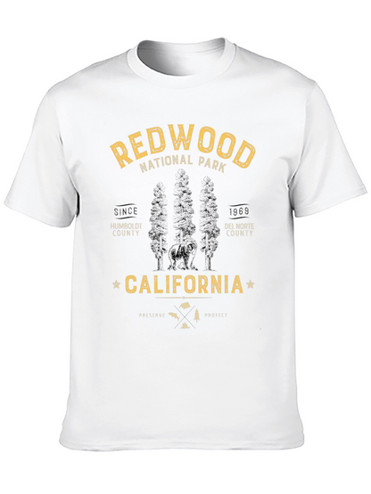 Redwood National Park Black T-Shirt
