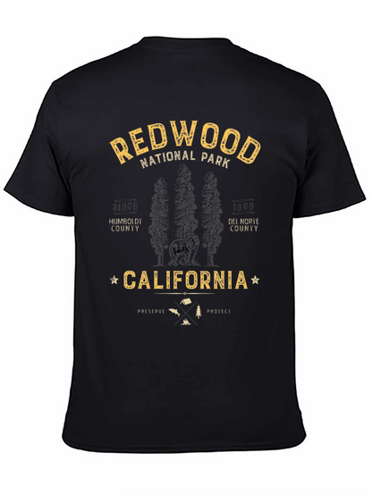 Redwood National Park Black T-Shirt
