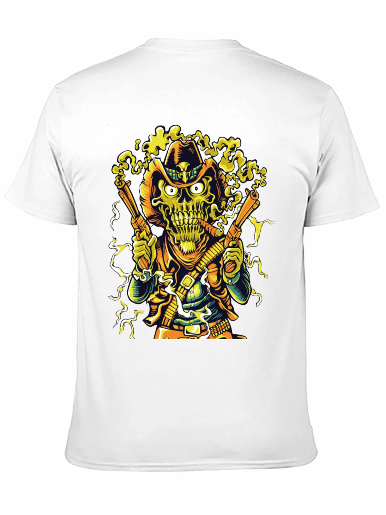 Cowboy Skeleton Graphic T-Shirt