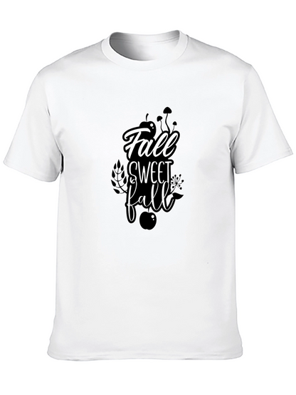 Fall Sweet Fall Black Graphic Tee
