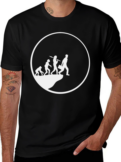 Evolution of Man T-Shirt - Black
