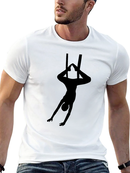 Aerial Acrobat T-Shirt - Black Graphic Tee