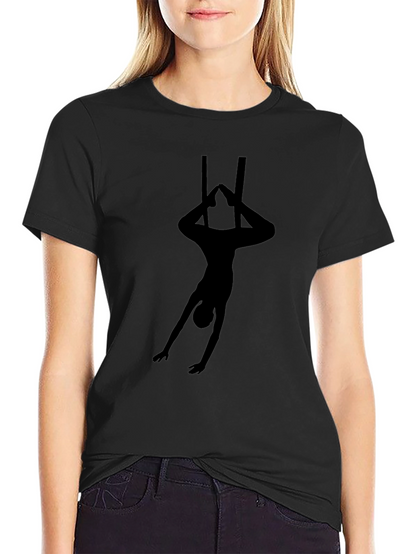 Aerial Acrobat T-Shirt - Black Graphic Tee