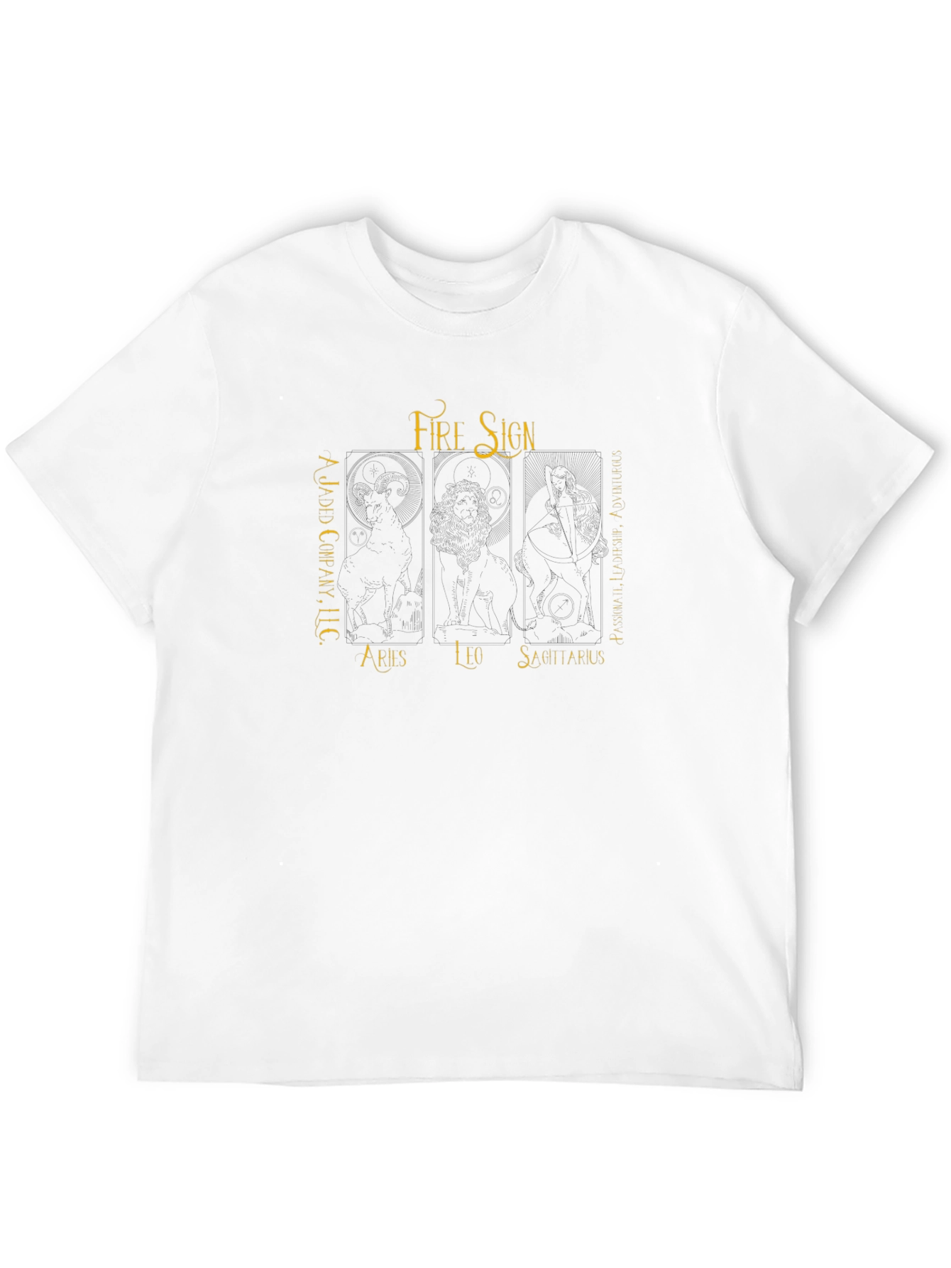 Fire Sign Zodiac T-Shirt - Aries Leo Sagittarius